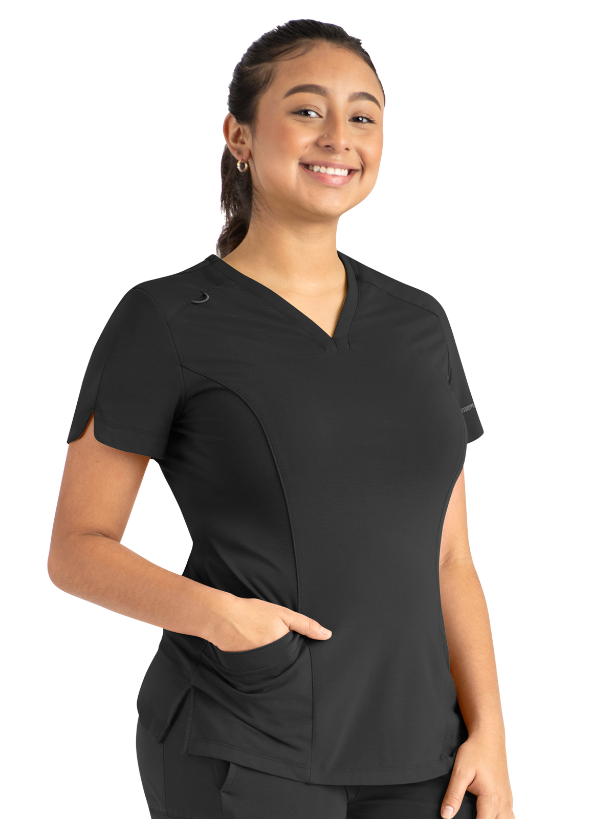 Maevn - Focus - Women's Two-Pocket Tulip-Neck Top 20
