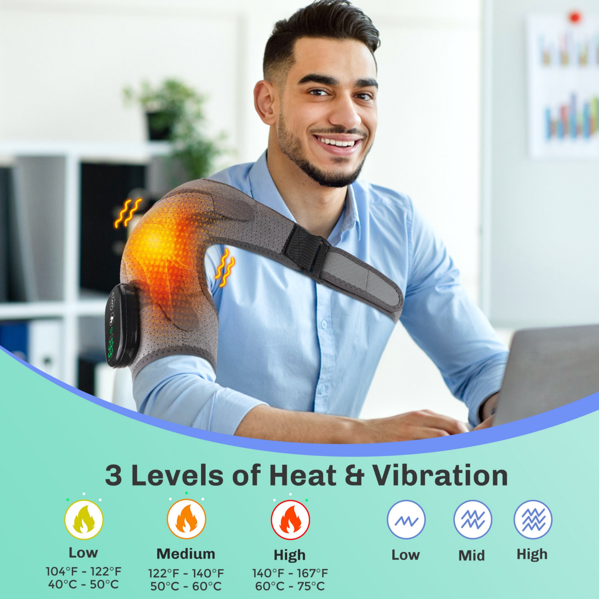 Cordless Shoulder Heating Pad 3
