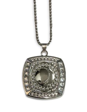 Necklace: 1.25" Champ Pendant Necklace and (BASEBA 1