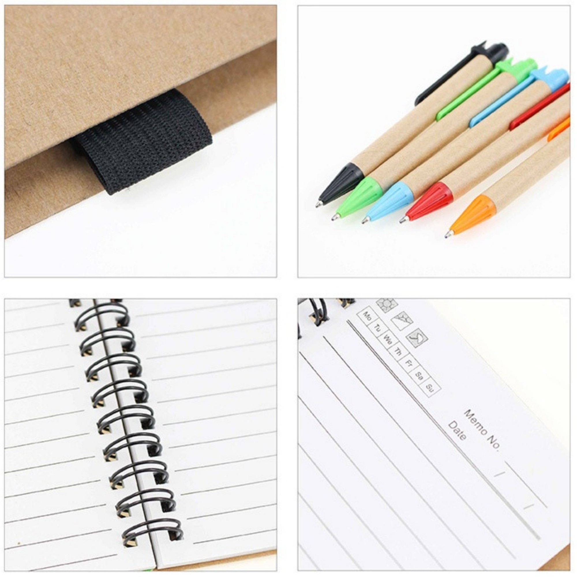 Spiral Notebooks With Ink Pens 3