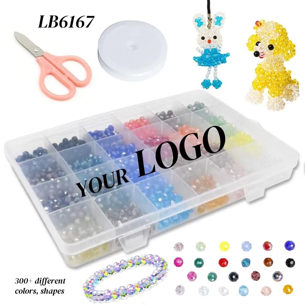DIY Crystal Beads for Jewelry Making Kit Bracelet Set Maker 4