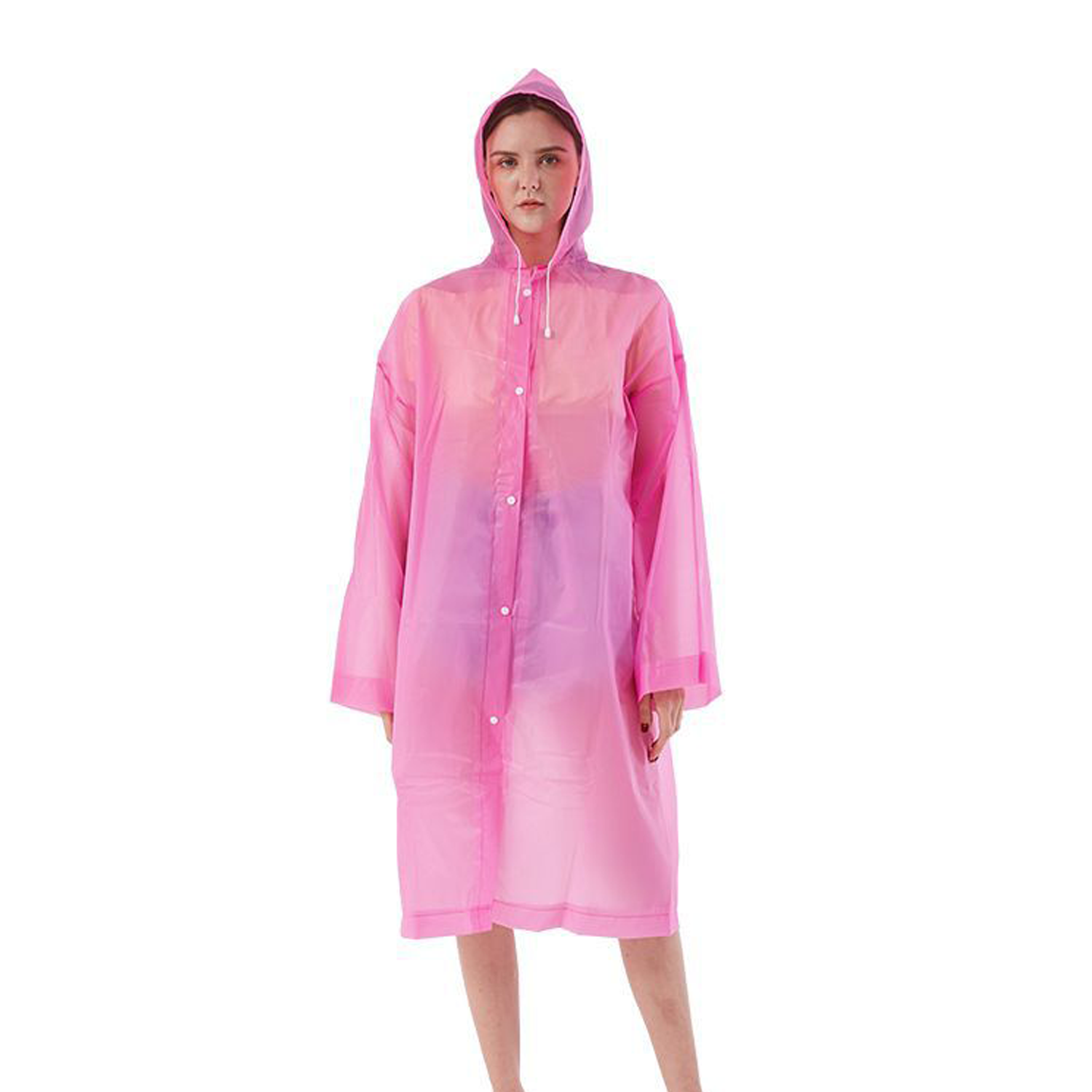 Disposable Plastic Raincoat 5