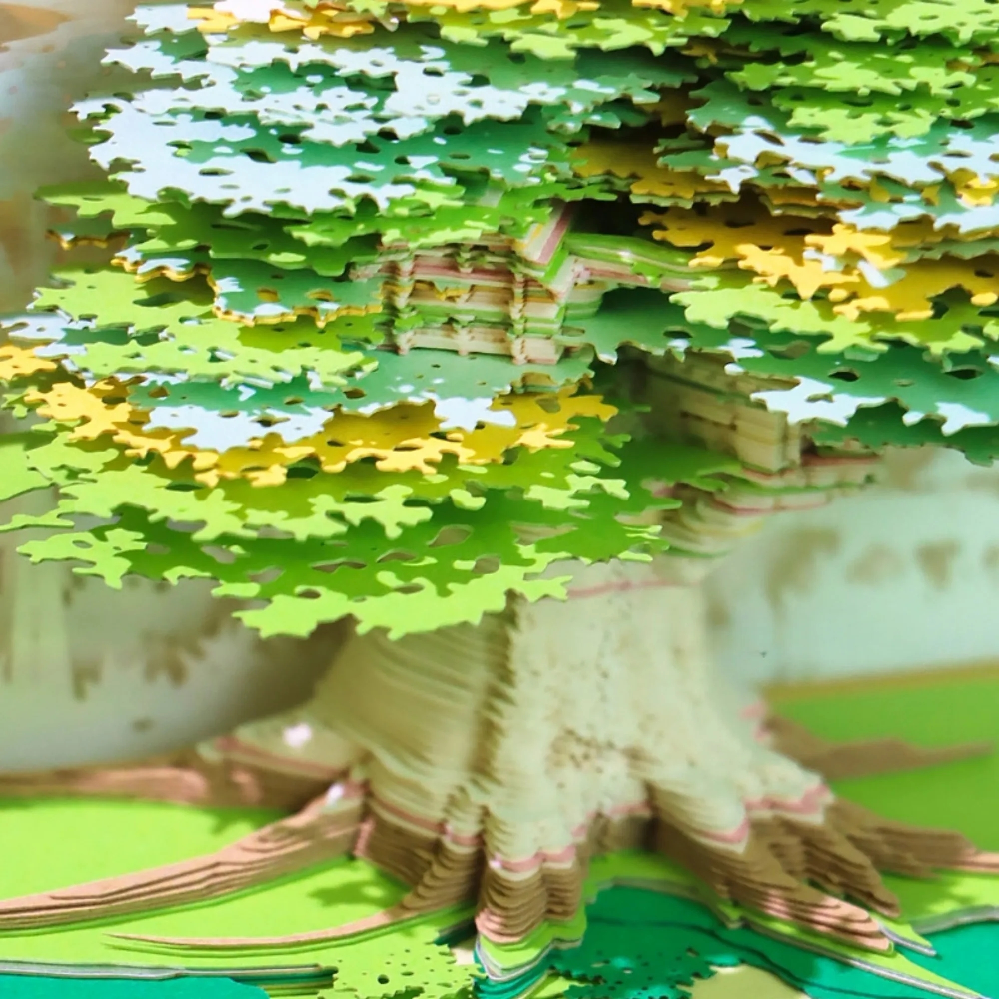 Creative 3D Paper Carving Notepad Novel Ornament 3