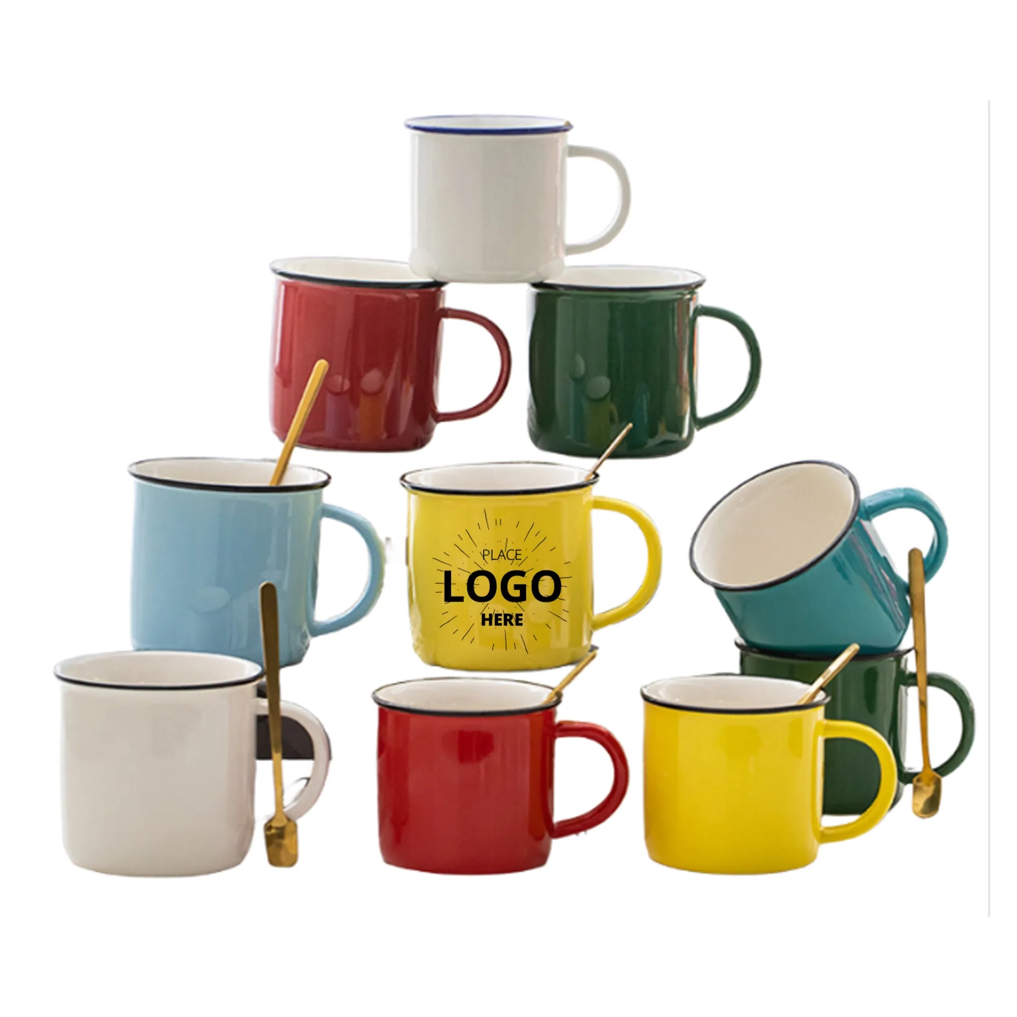 15 Oz. White Campfire Mugs 1