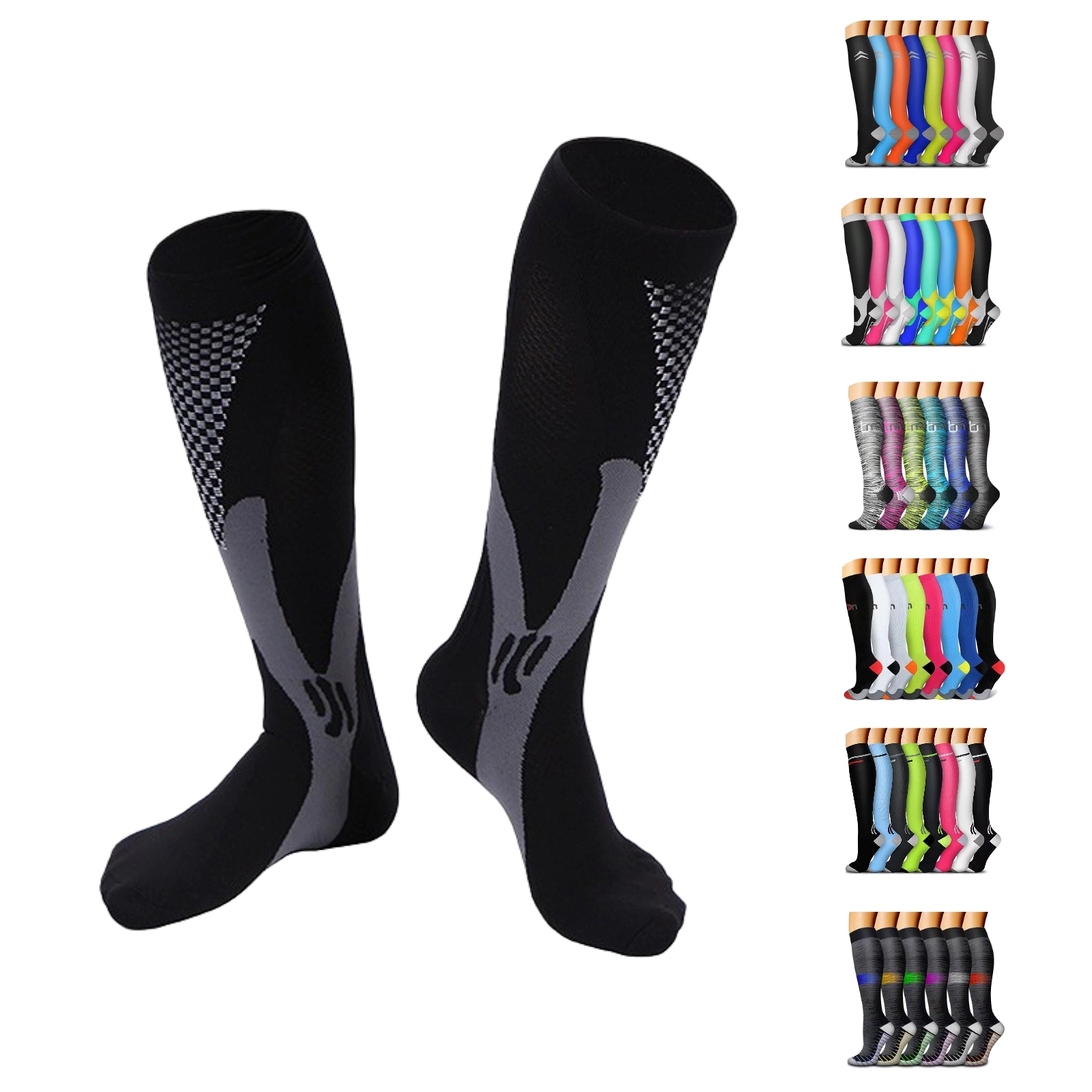 Leisure Sports Long Tube Elastic Compression Socks 2