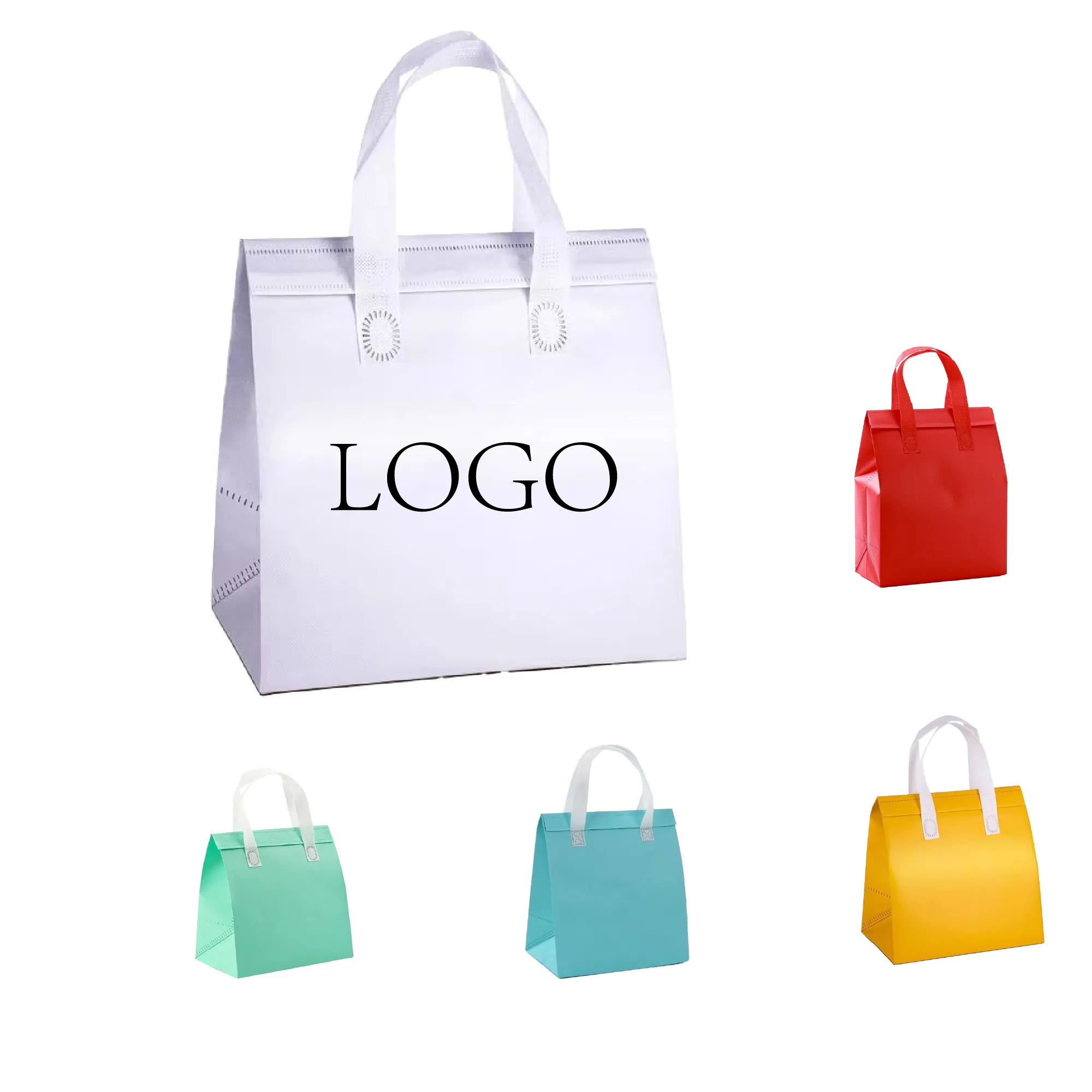 Aluminum Foil Lined Insulated Takeout Bag Coffee Cooler 1