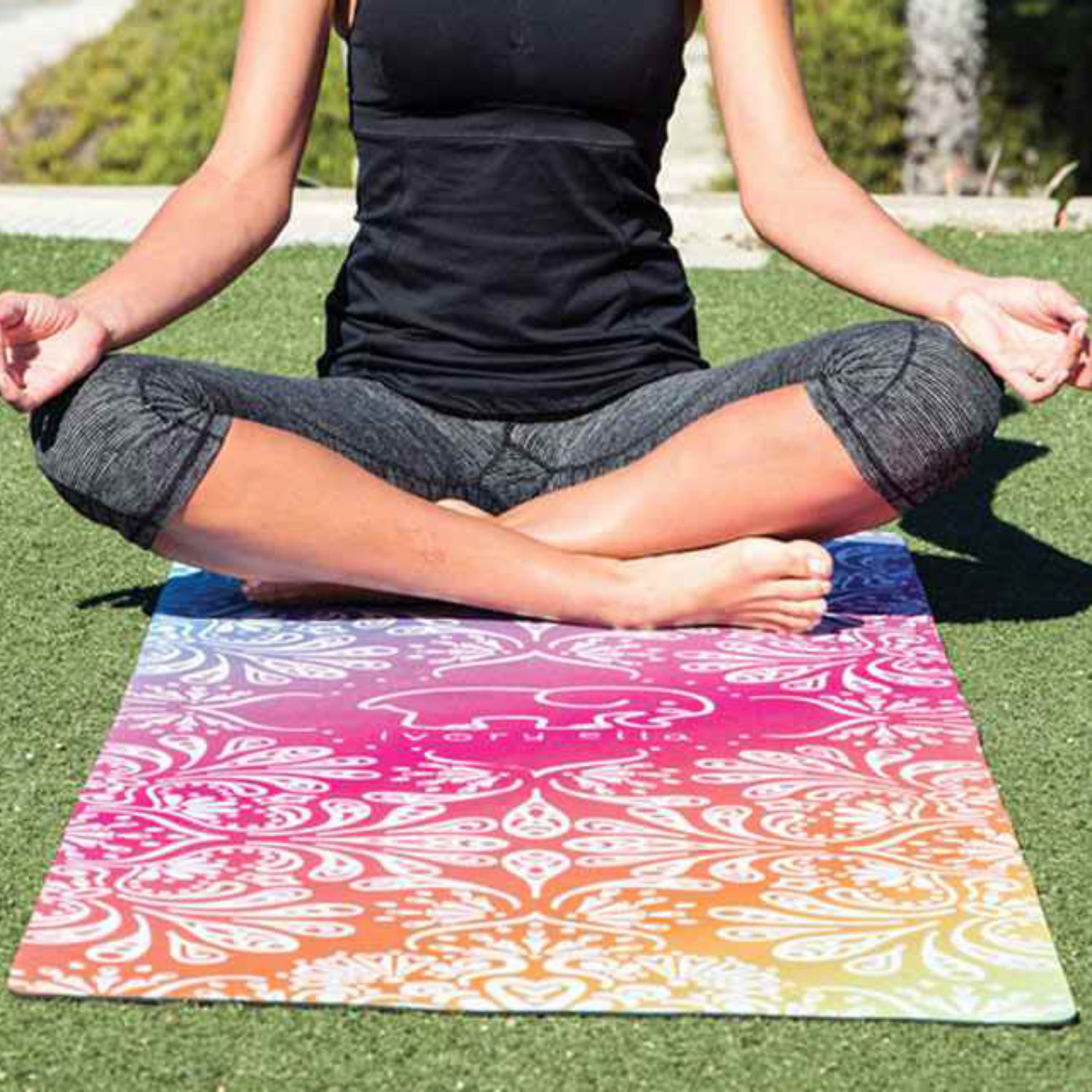 24"x 68" Sublimation Microfiber Velour Yoga Mat Towel 1