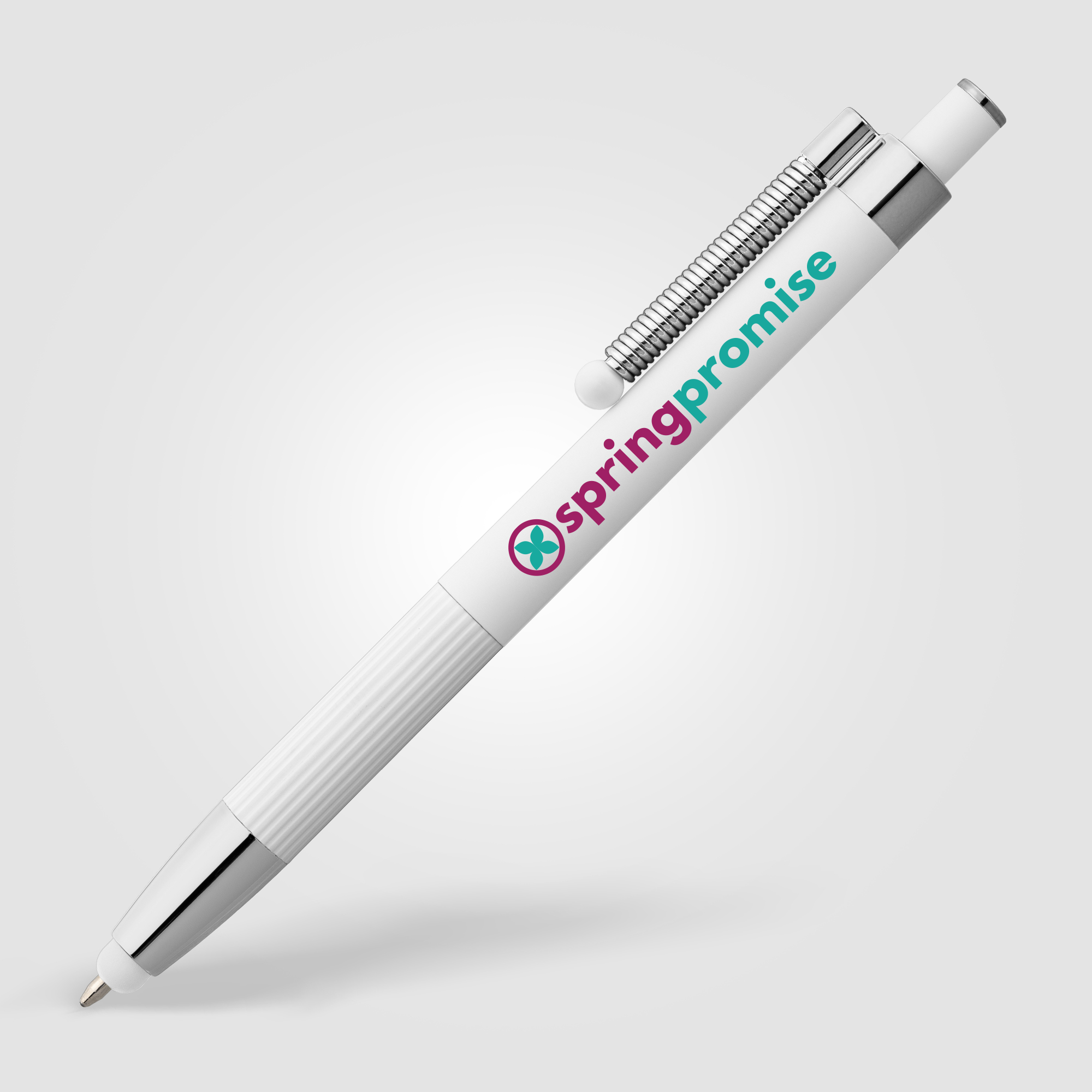 Lisbon Recycled Aluminum Monochrome Fidget  Stylus Pen 21