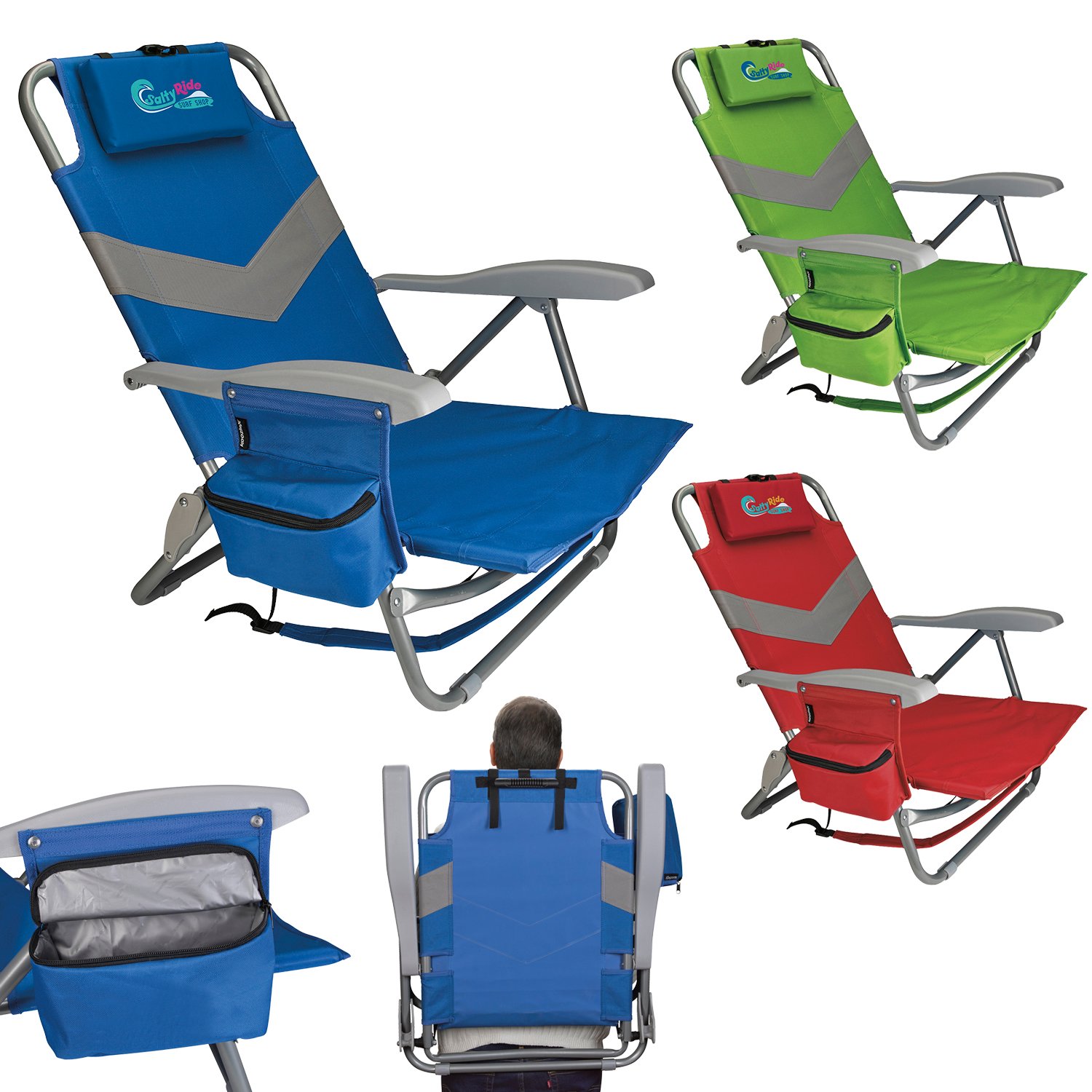 Koozie® Clearwater Beach Backpack Chair 19
