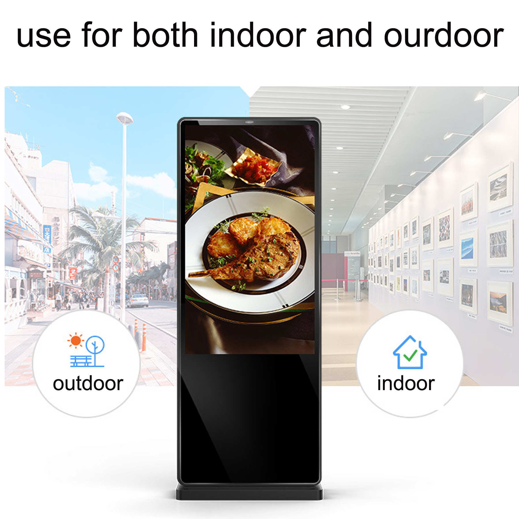 43" Outdoor Touchscreen Digital Display Kiosk 3
