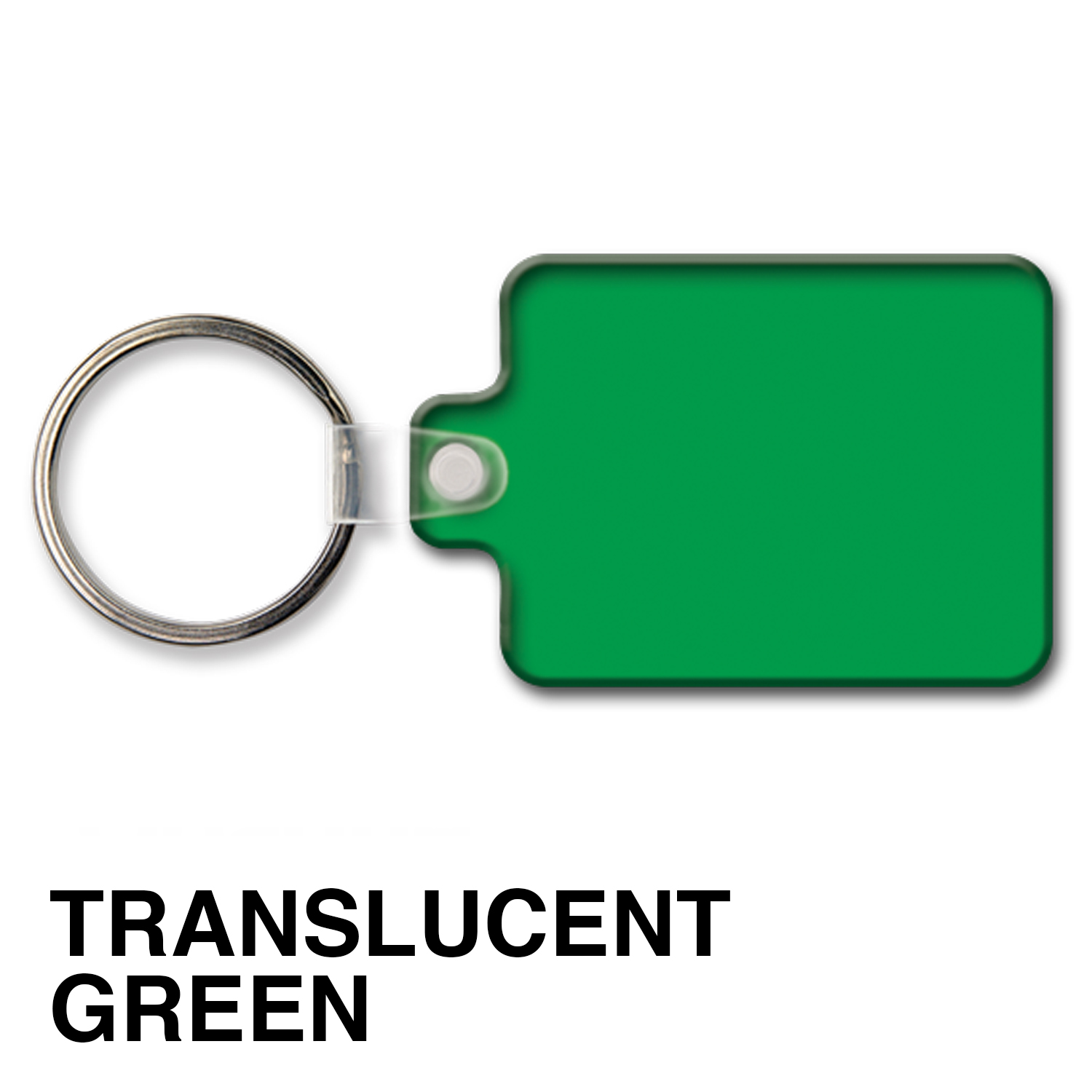 Medium Rectangle Key Tag w/Round Corners & Tab 16