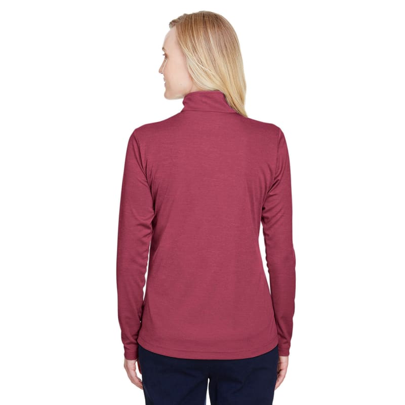 Team 365 Ladies' Zone Sonic Heather Performance Quarter-Zip 17