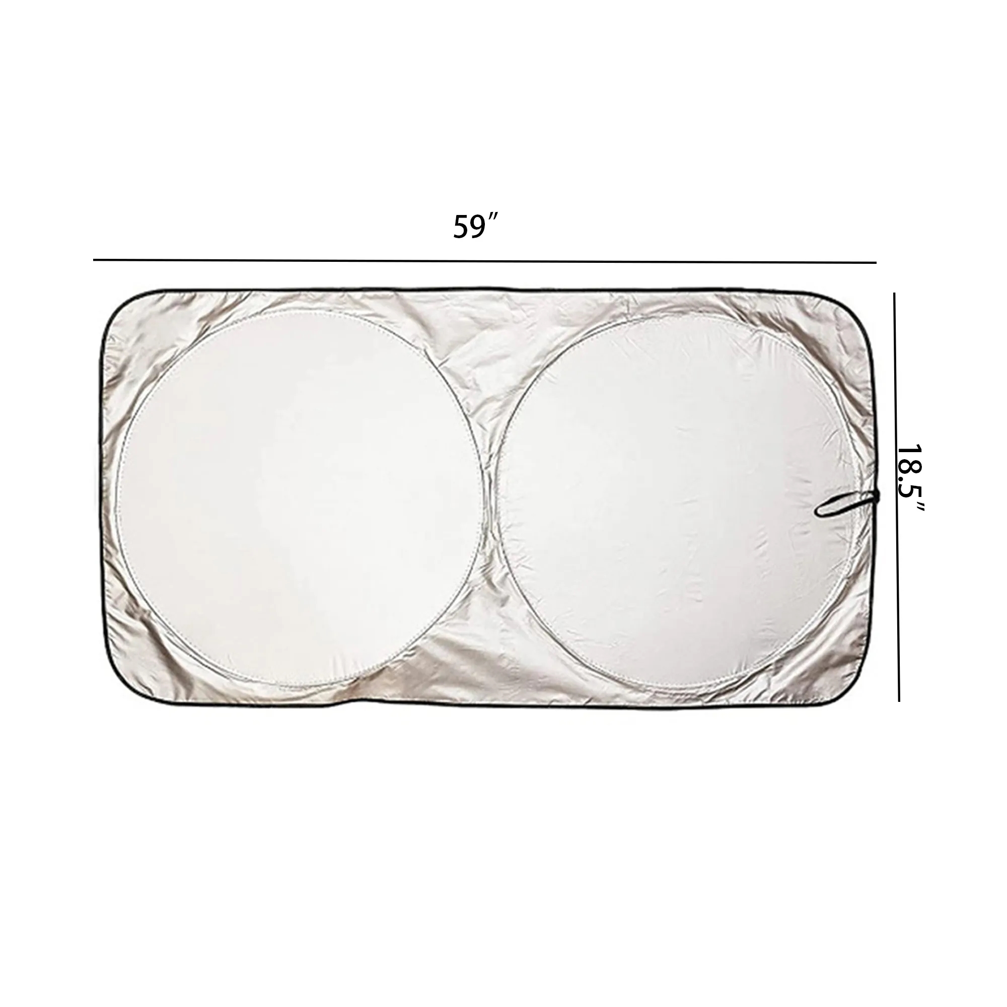 Foldable Silver Car Sun Shade 3