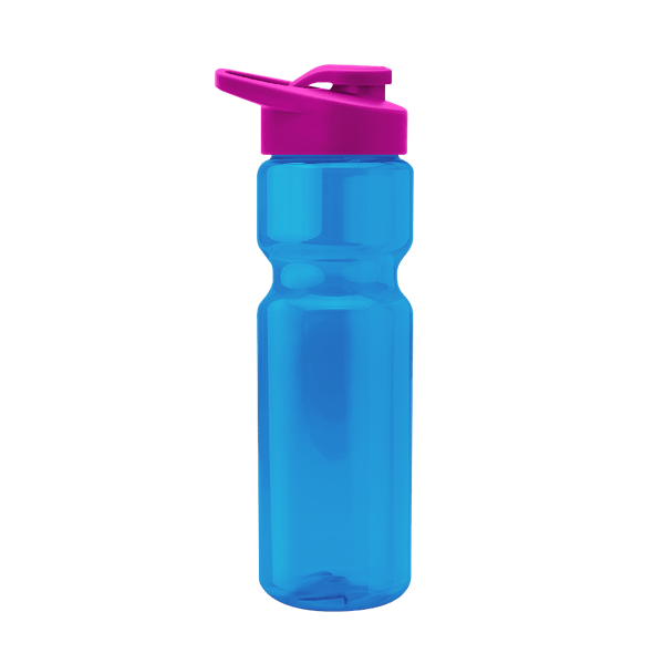 Blazer 28oz Transparent Bike Bottle w/Drink-thru Lid 987