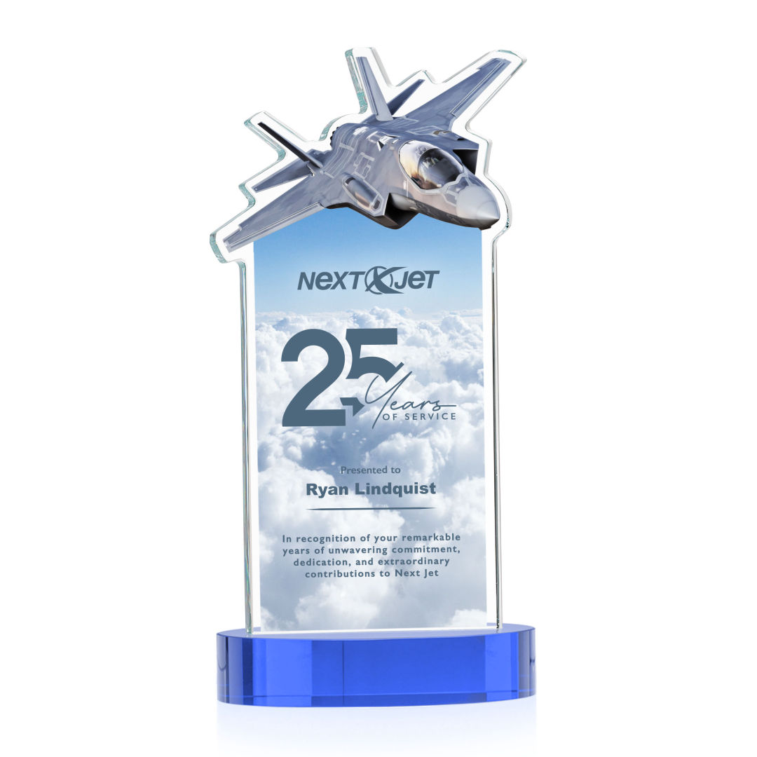 Top Gun VividPrint™ Award on Alberton Base - Sky Blue 7
