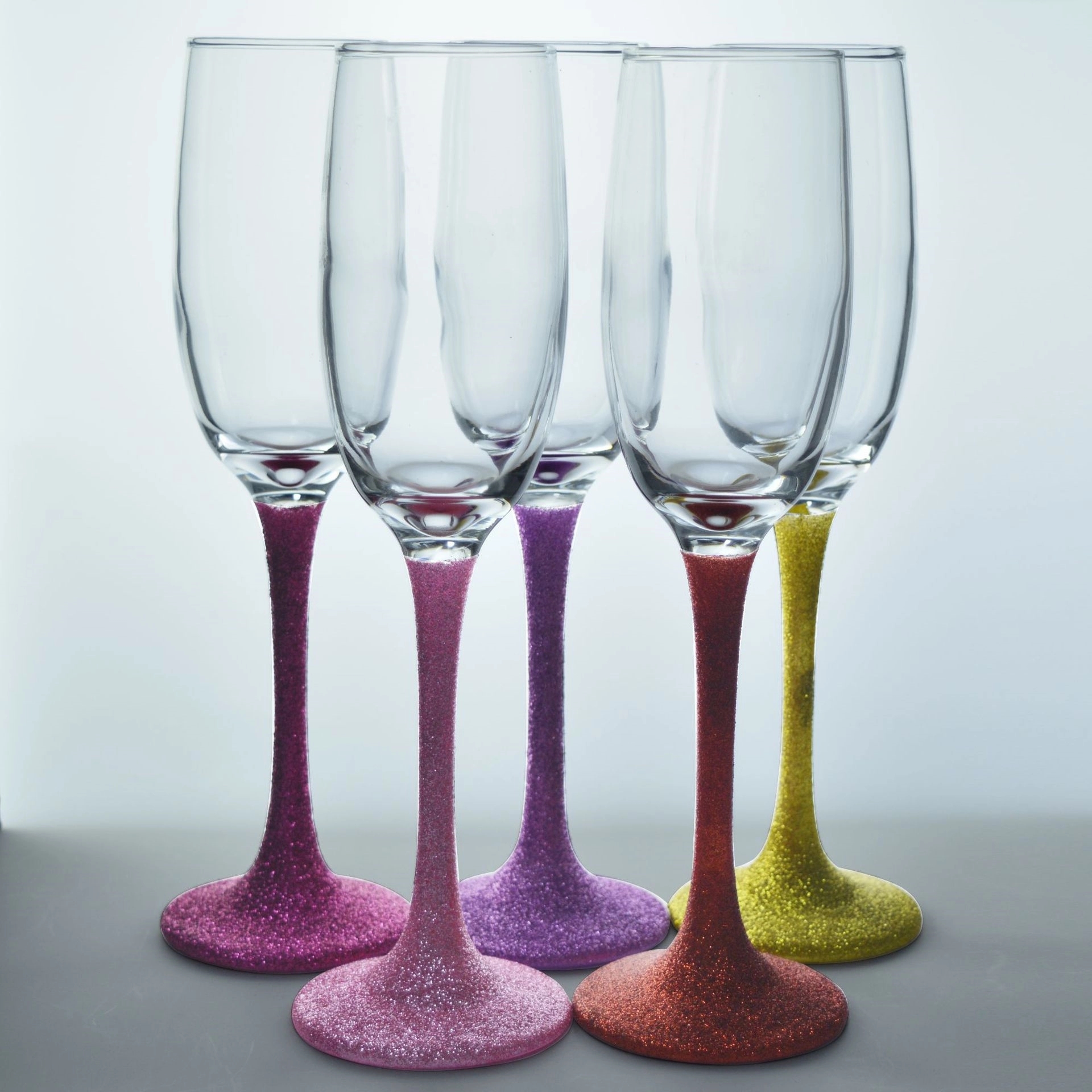 Custom 6.8 oz Champagne Flutes 3