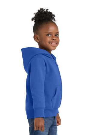 Port & Co Toddler Core Fleece Full-Zip Hooded Sweatshirt. CAR78TZH 10