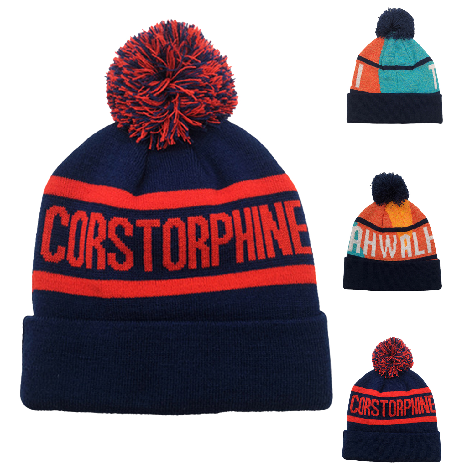 Acrylic Pompom Winter Warm Ski Hat 4