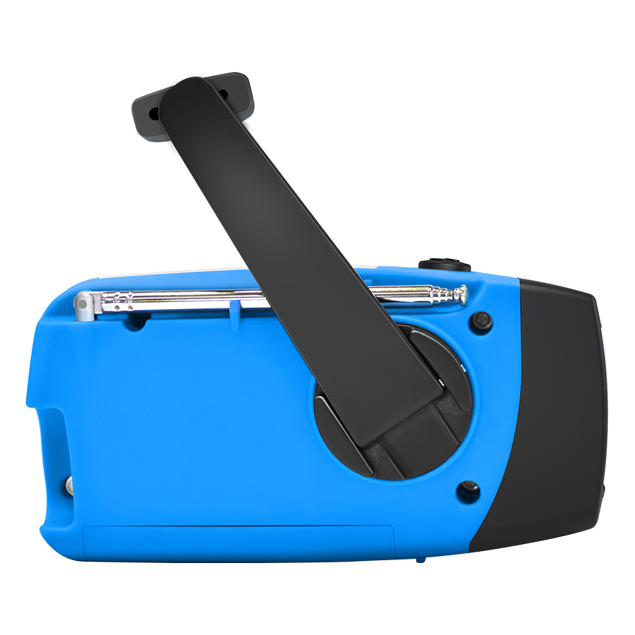 ResQ Emergency Radio – AM/FM/NOAA with LED Flashlight, 1000mAh Power Bank, Solar & Hand Crank 20