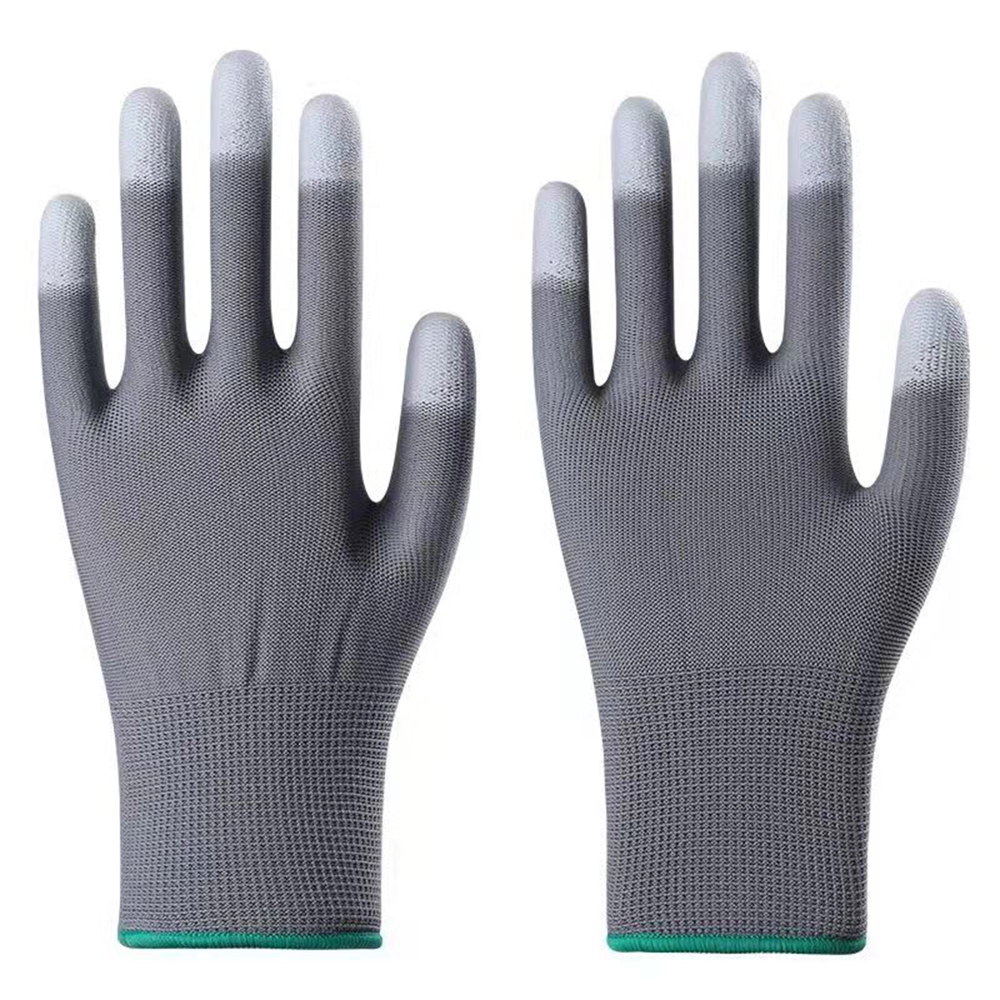 Carbon Fiber PU Coated Finger Anti-static Gloves 2