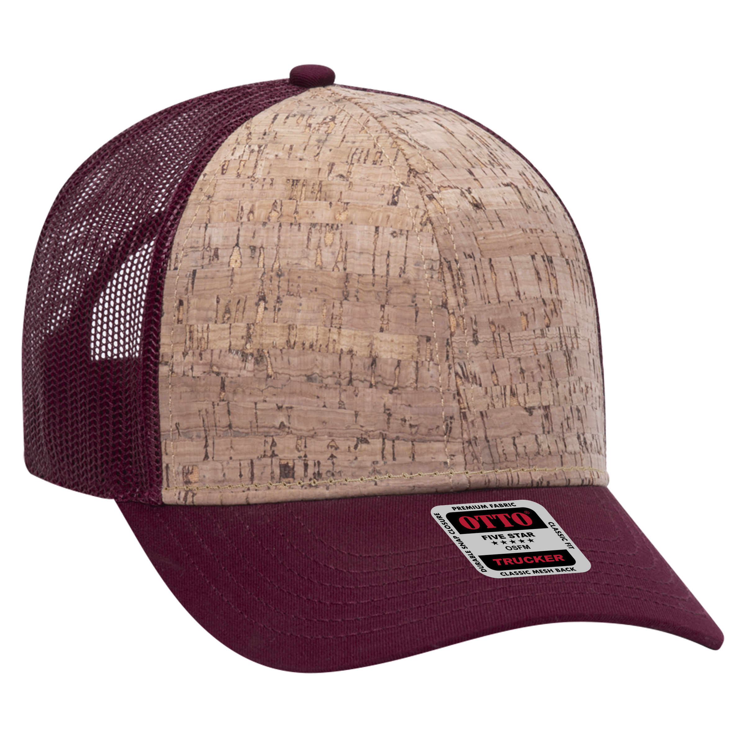 OTTO CAP 6 Panel Low Profile Mesh Back Trucker Hat