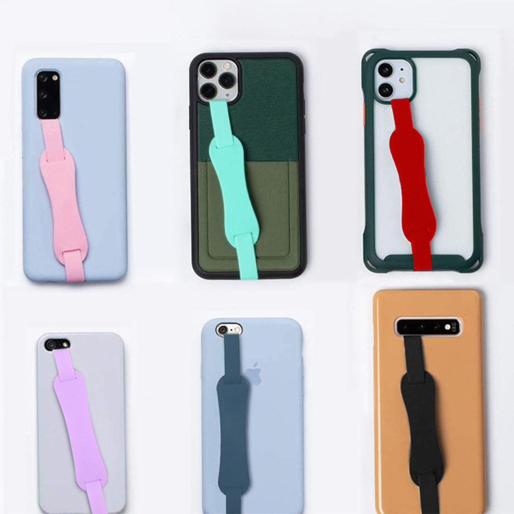 Silicone Strap Grip Holder for Cell Phone 4