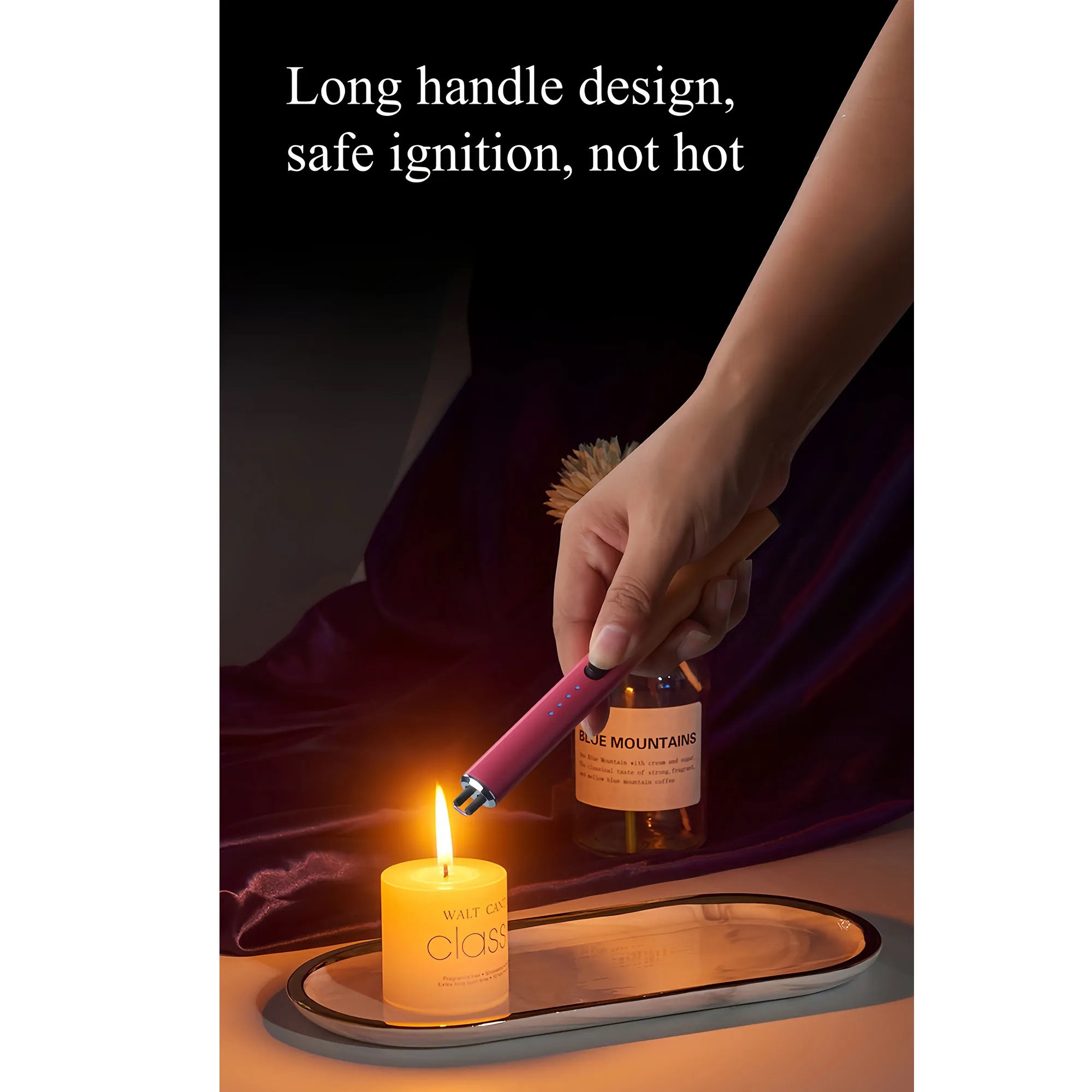 Premium Pulse Candle Lighter With Type-C Fast Charging 5