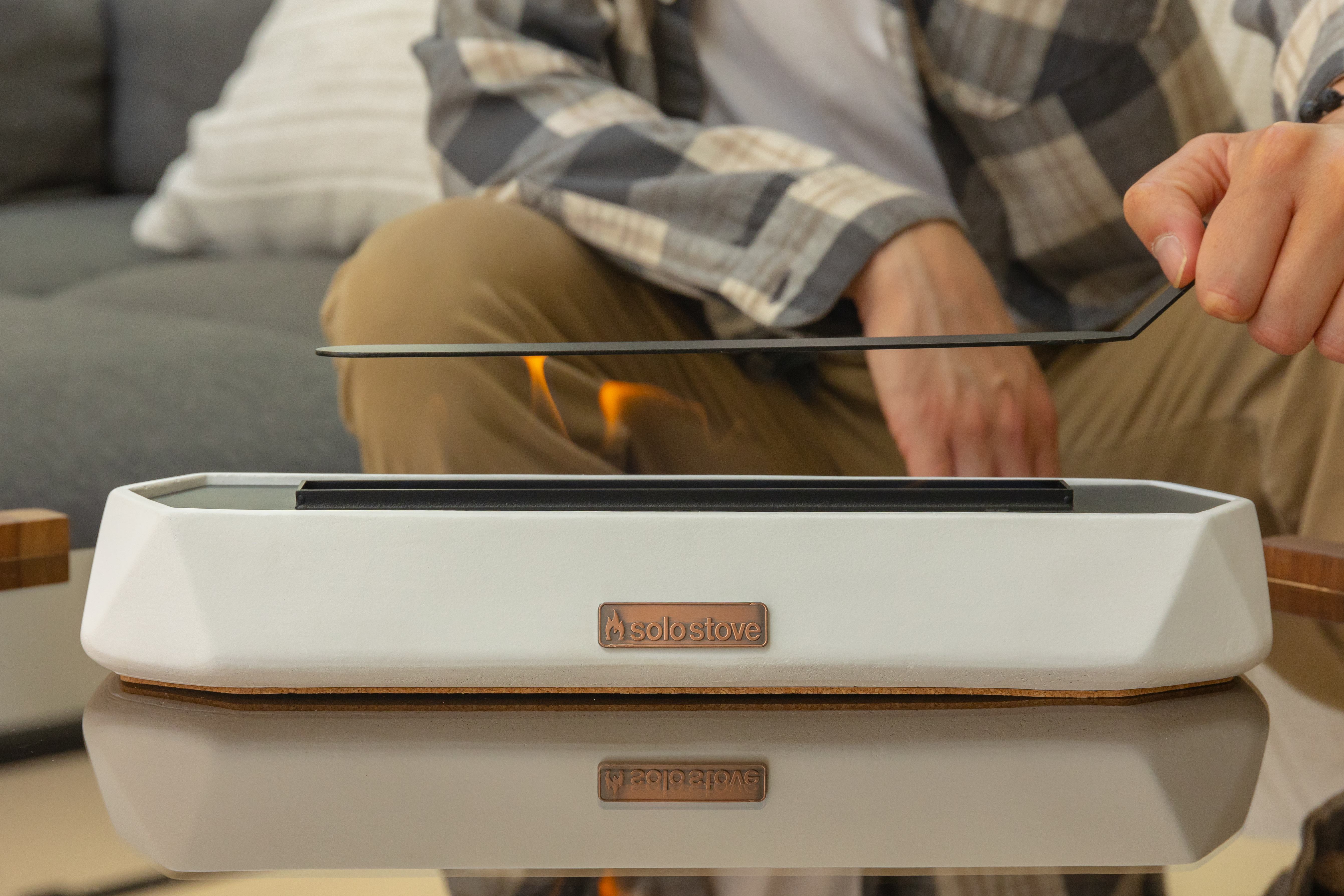 Solo Stove - The Runner Tabletop Fire Bowl (White) 3