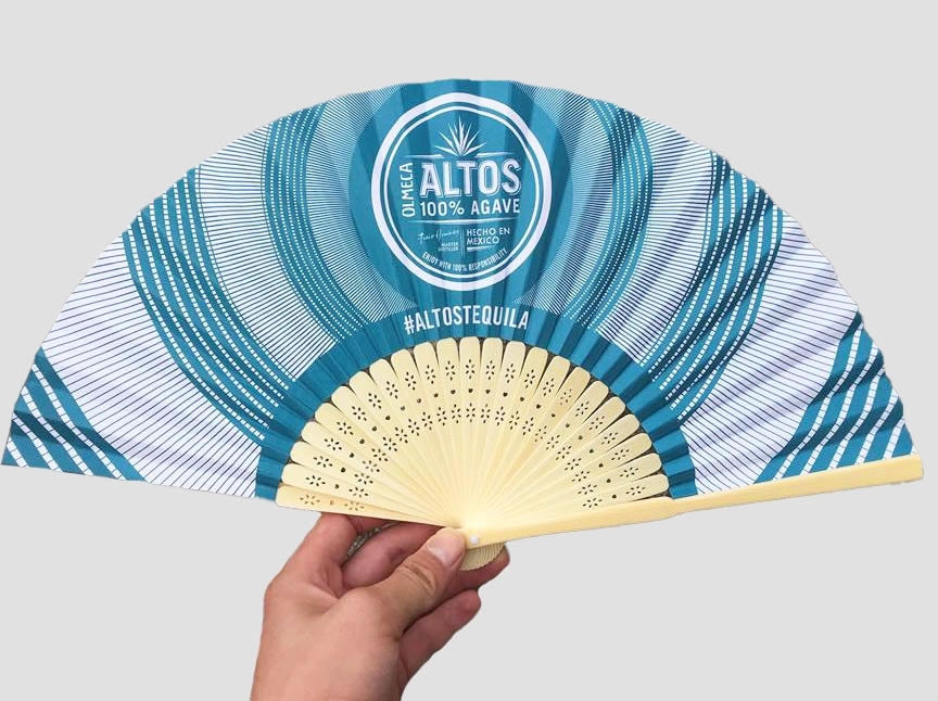 Bamboo Frame Crafted Folding Paper Fan 2