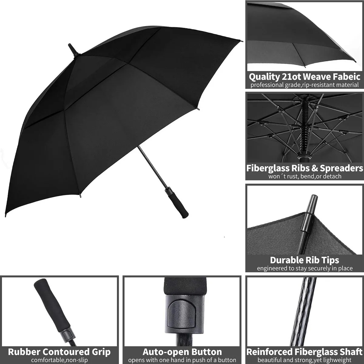 Automatic Open Golf Umbrella 4