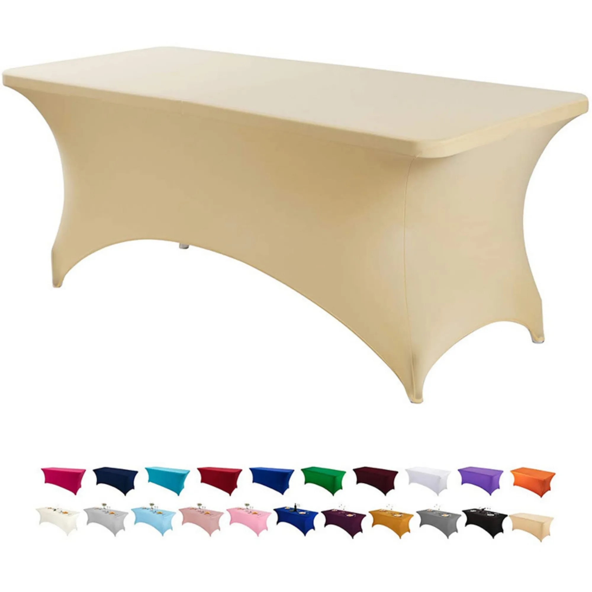 6FT Elastic Fitted Tablecloth 24