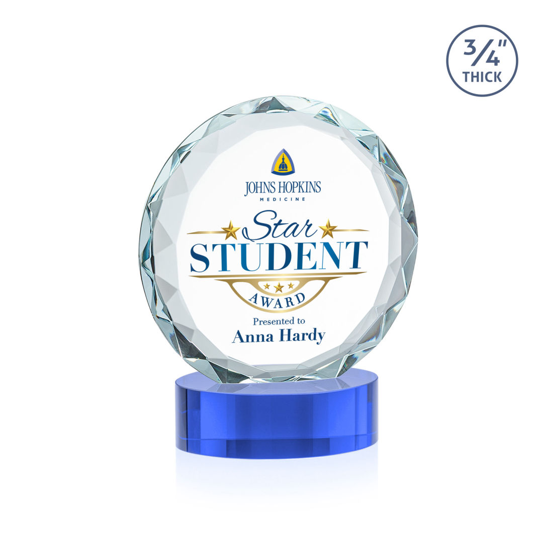 Centura VividPrint™ Award on Alberton Base - Sky Blue 8