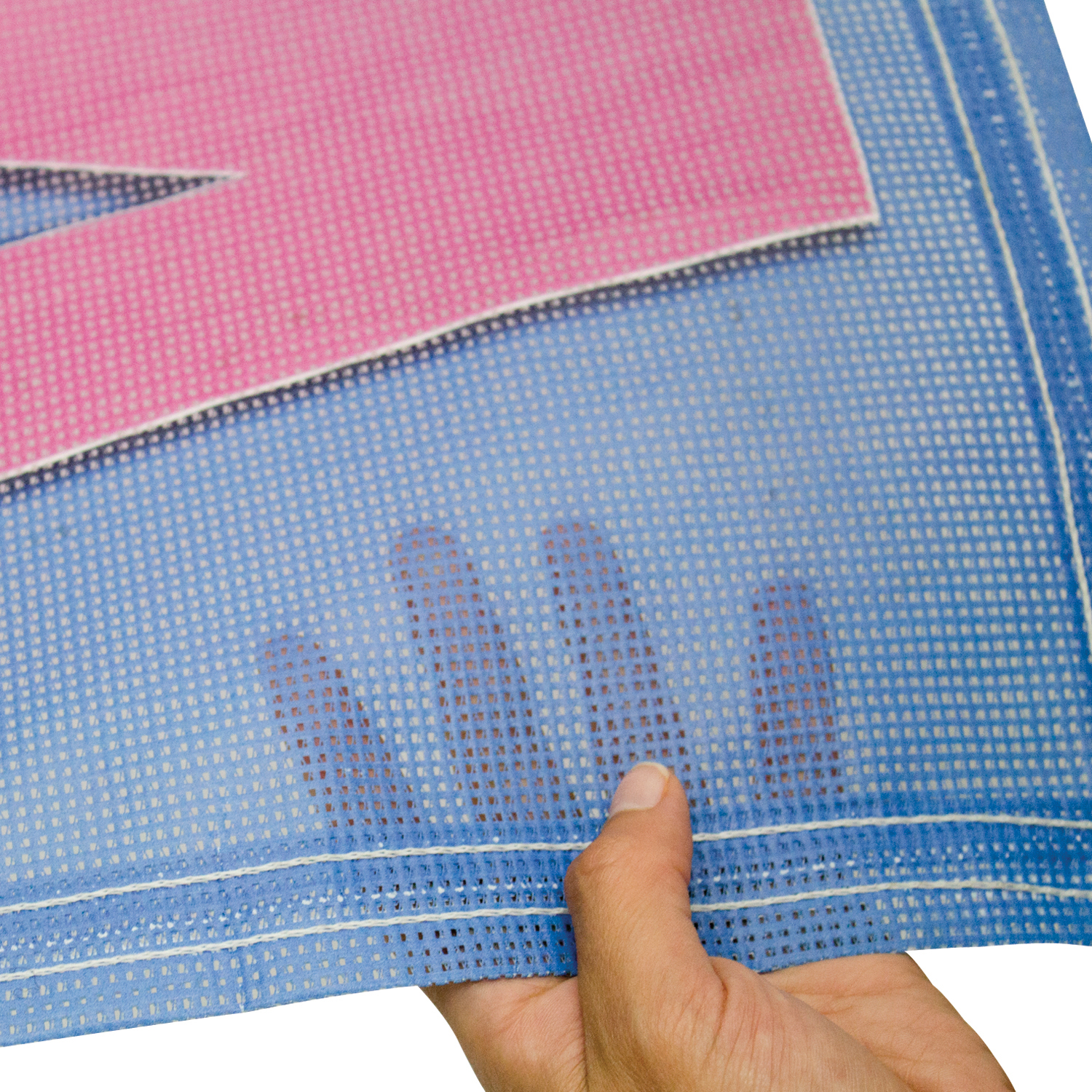 2' x 6' 9 oz. Mesh Vinyl Banner Single-Sided 3