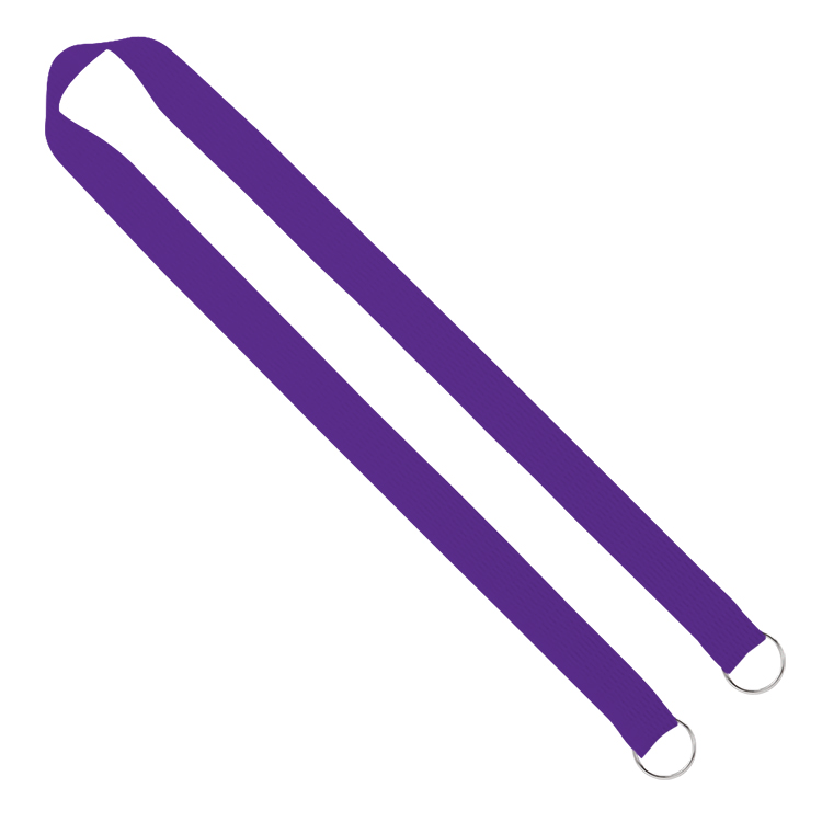 1" Screen Printed Lanyard with Double Clips 16
