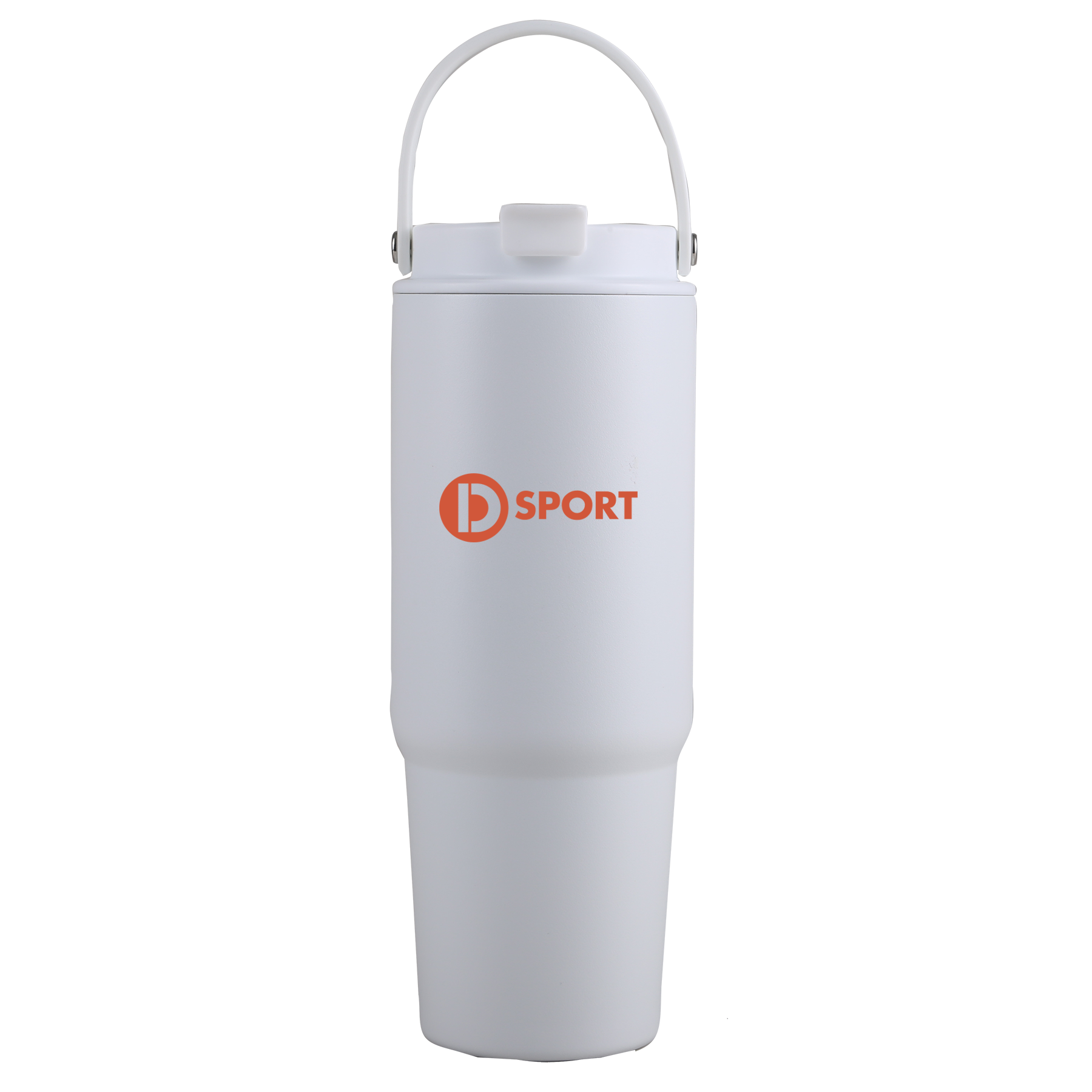 27 Oz. Siam Powder Coated Recycled Stainless Steel Tumbler w/Carrying Handle 4