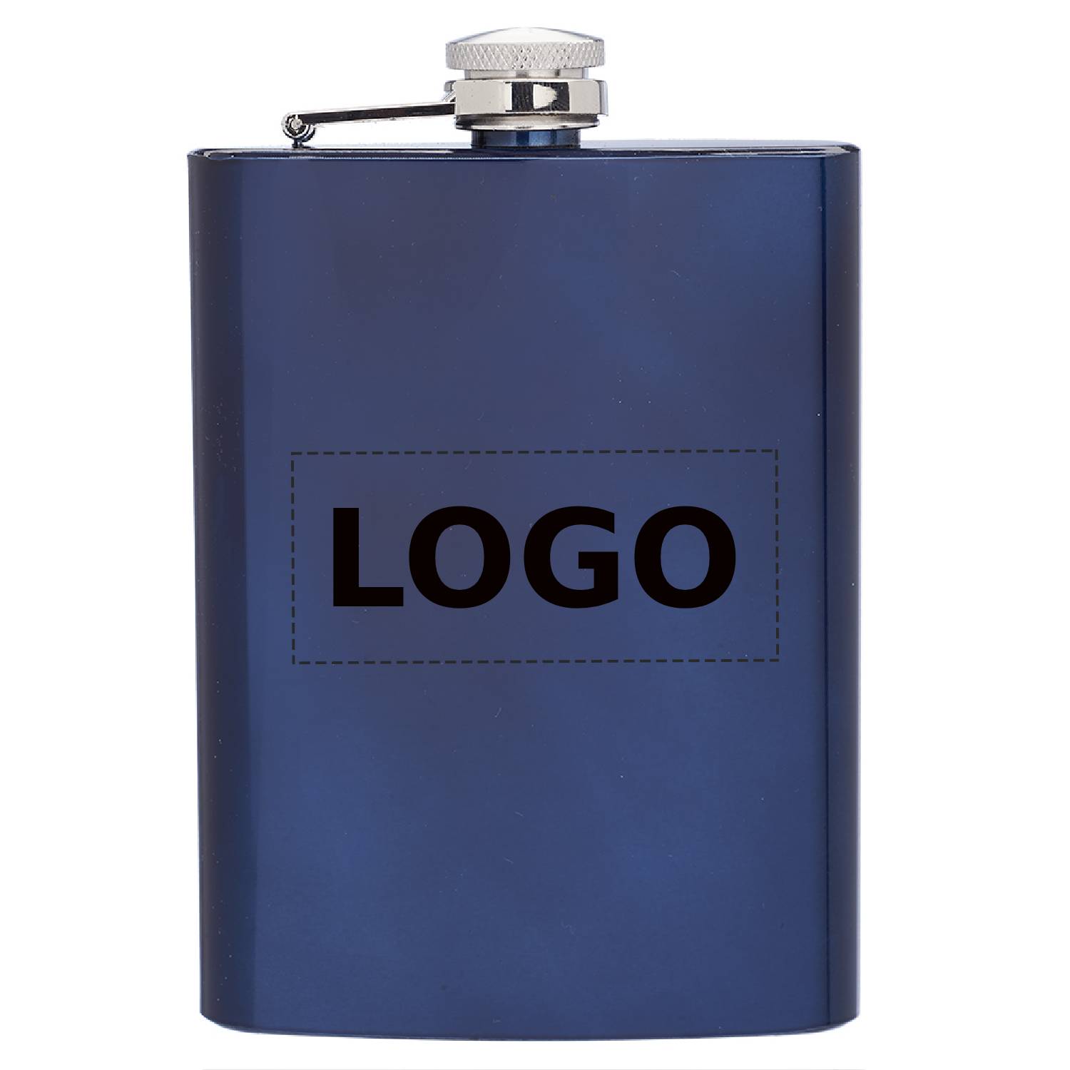 Stainless Steel Hip Flask, 8 oz. 5