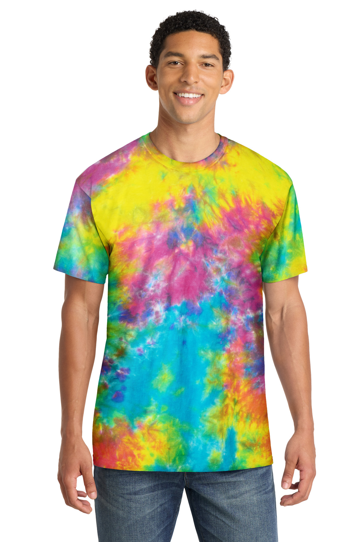Port & Co Crystal Tie-Dye Tee PC145 45
