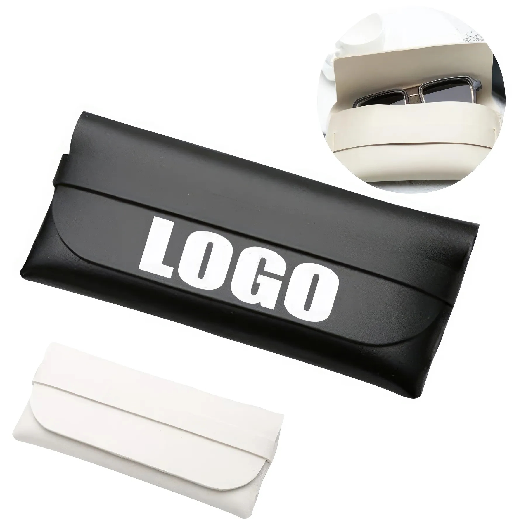 PU Leather Glasses Organizer Bag & Sunglasses Pouch Case 1