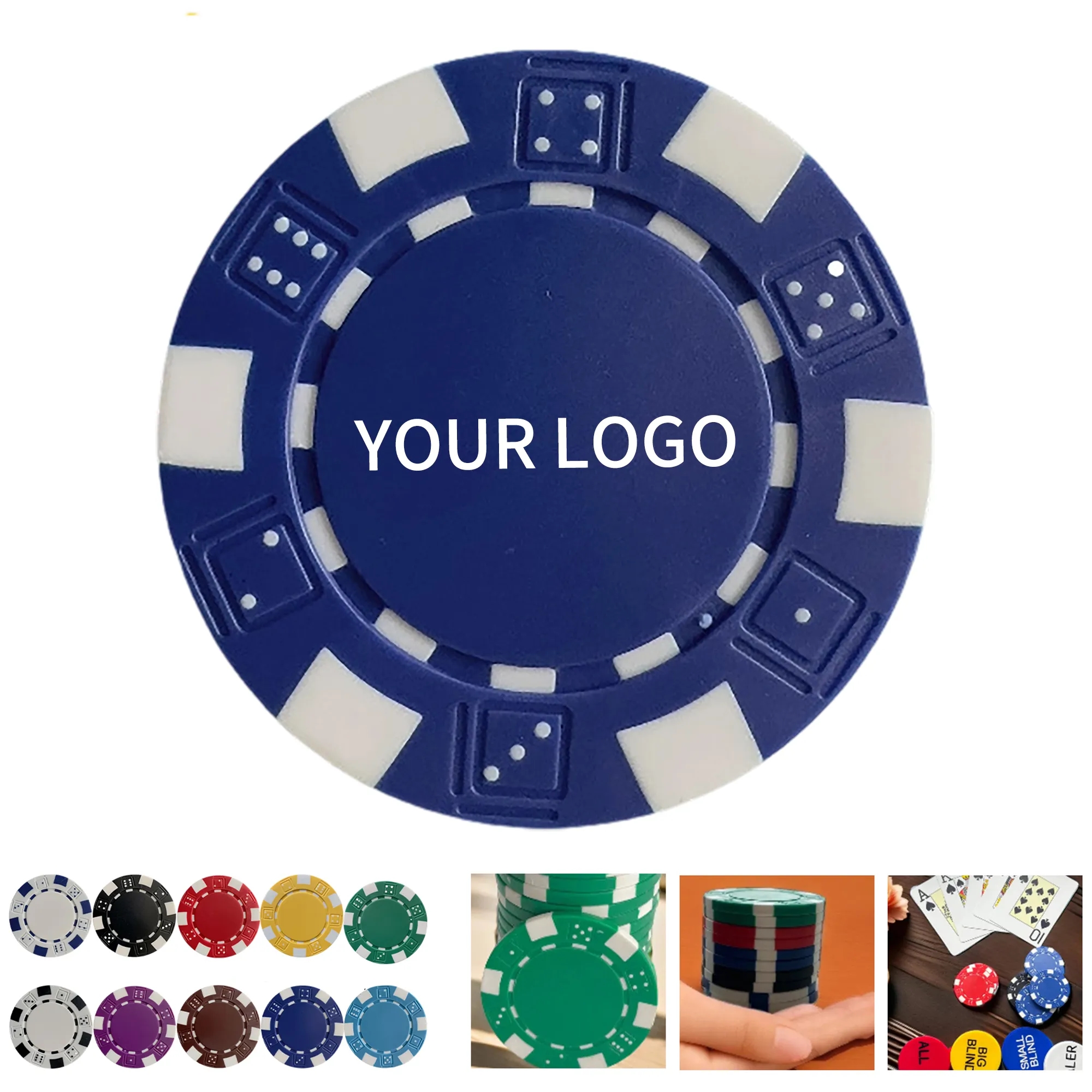 Durable ABS Poker Chip Frosted Finish Practical for Events 7