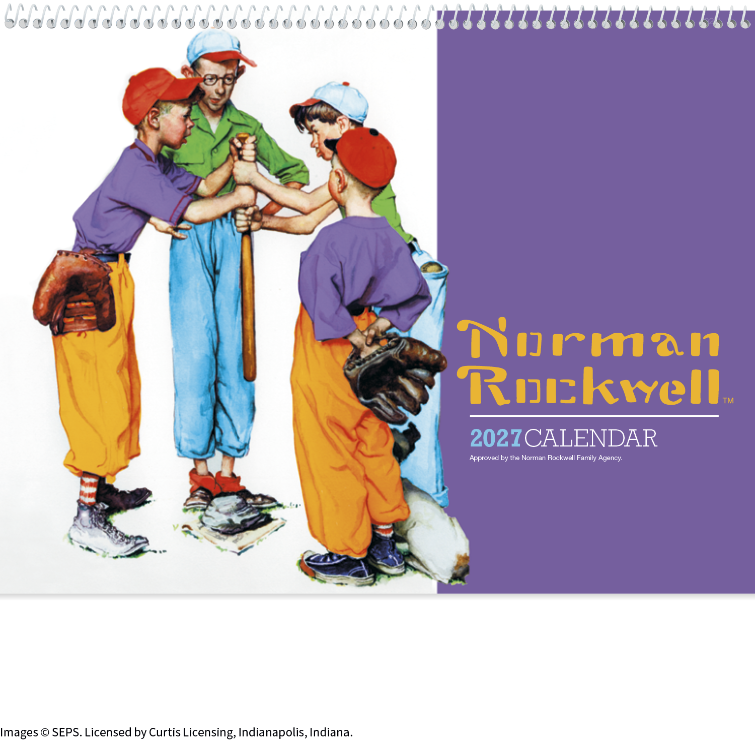 HotLine® Products Norman Rockwell Appointment Calendar - Spiral 73