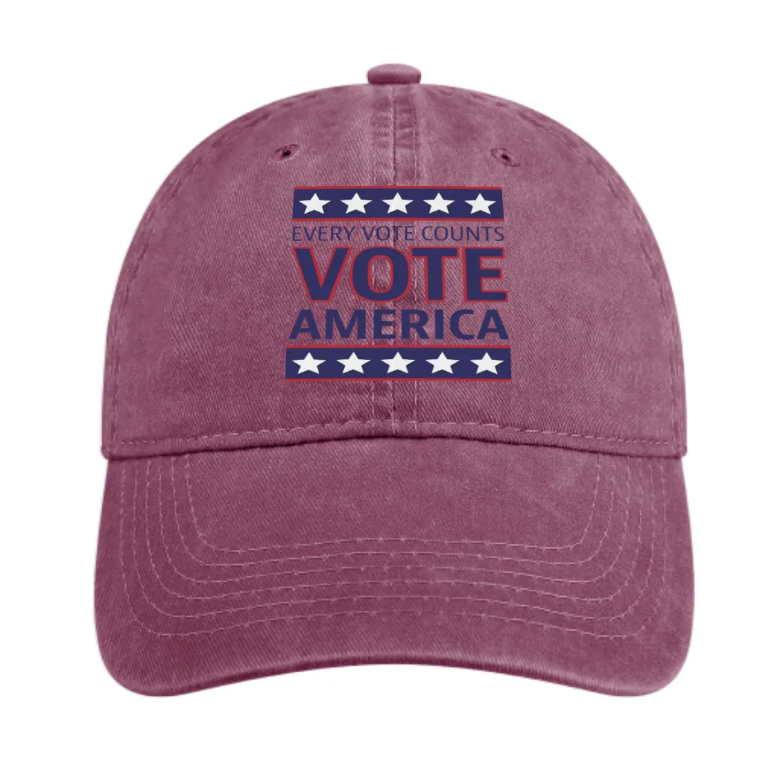 Denim Baseball Cap with Adjustable Buckle 2