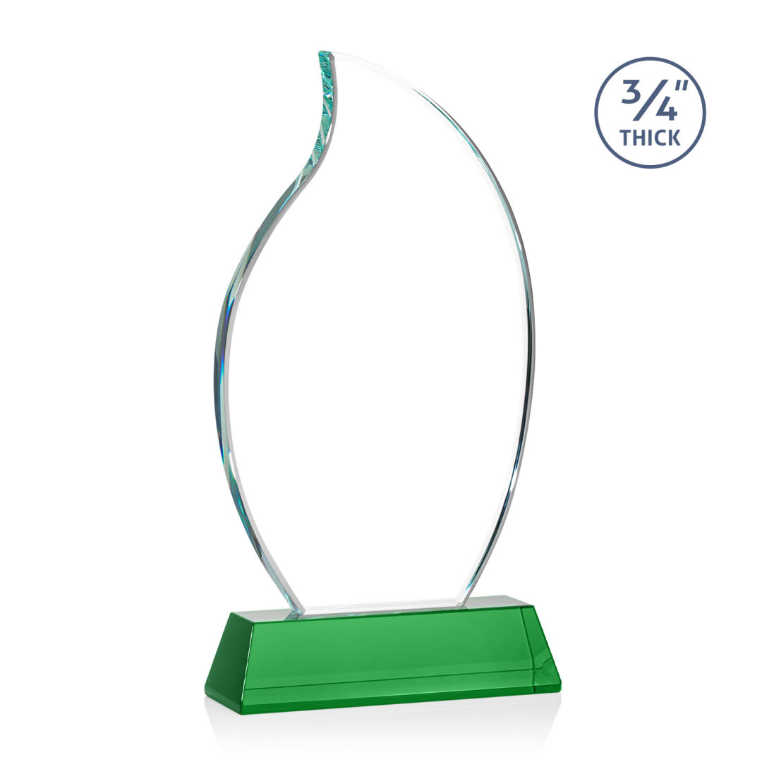 Croydon VividPrint™ Award on Newhaven Base - Green 3