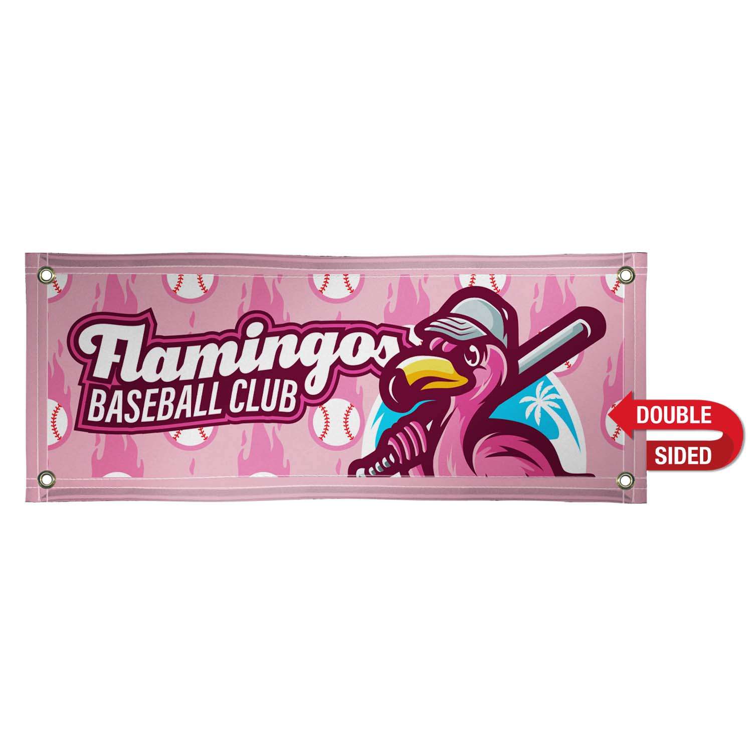 2' x 5' Nylon Banner Double-Sided