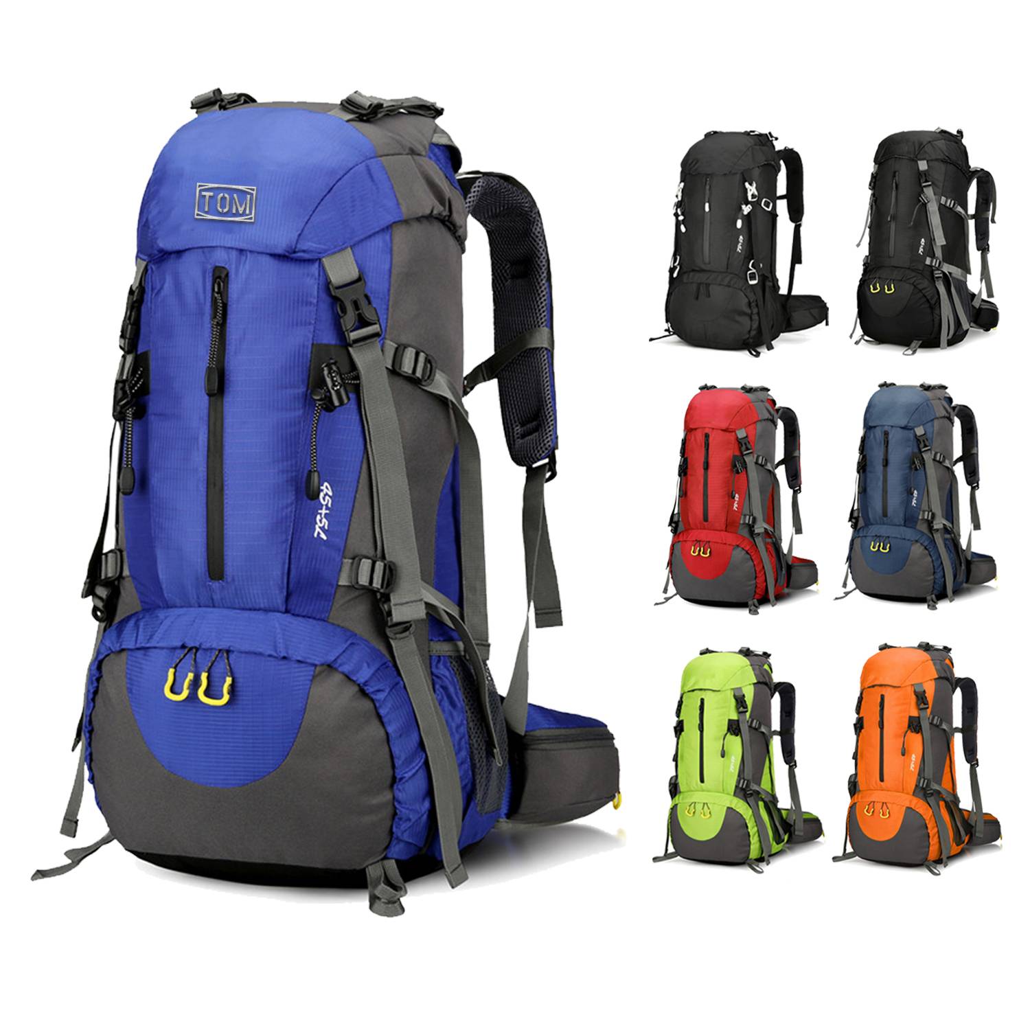 Outdoor Hiking Trips High Capacity Nylon Waterproof Backpack 8