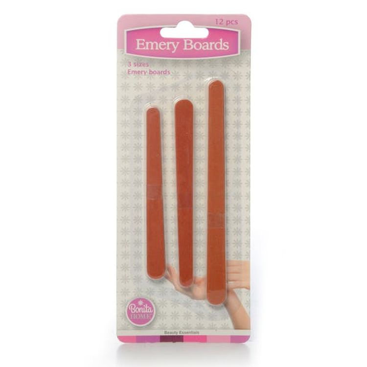 Emery Boards - 3 Sizes 12 Pack 2