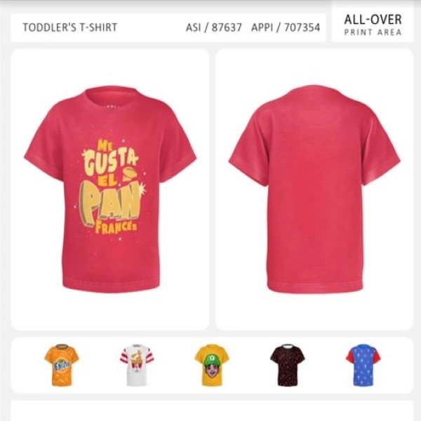 Toddler Short Sleeve Standard T-Shirt 1