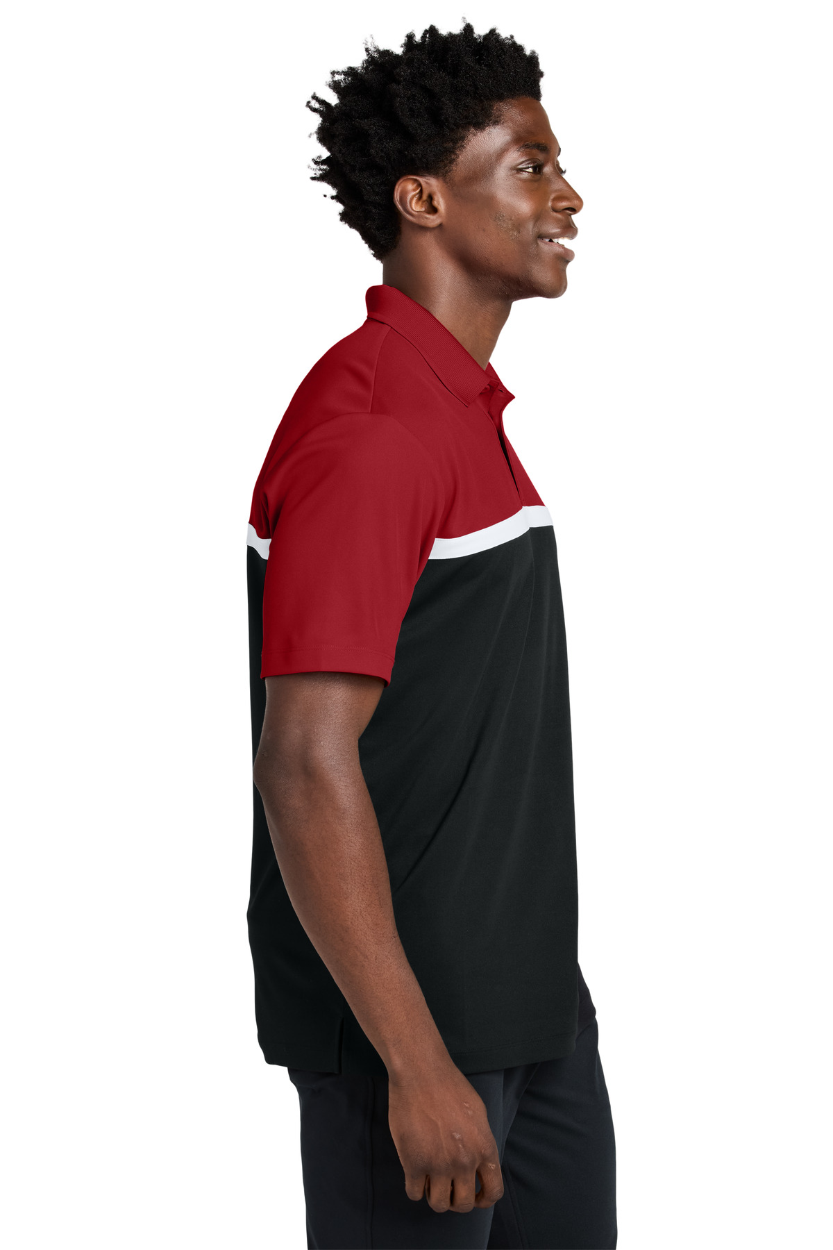 Sport-Tek UV Micropique Colorblock Polo ST741 36