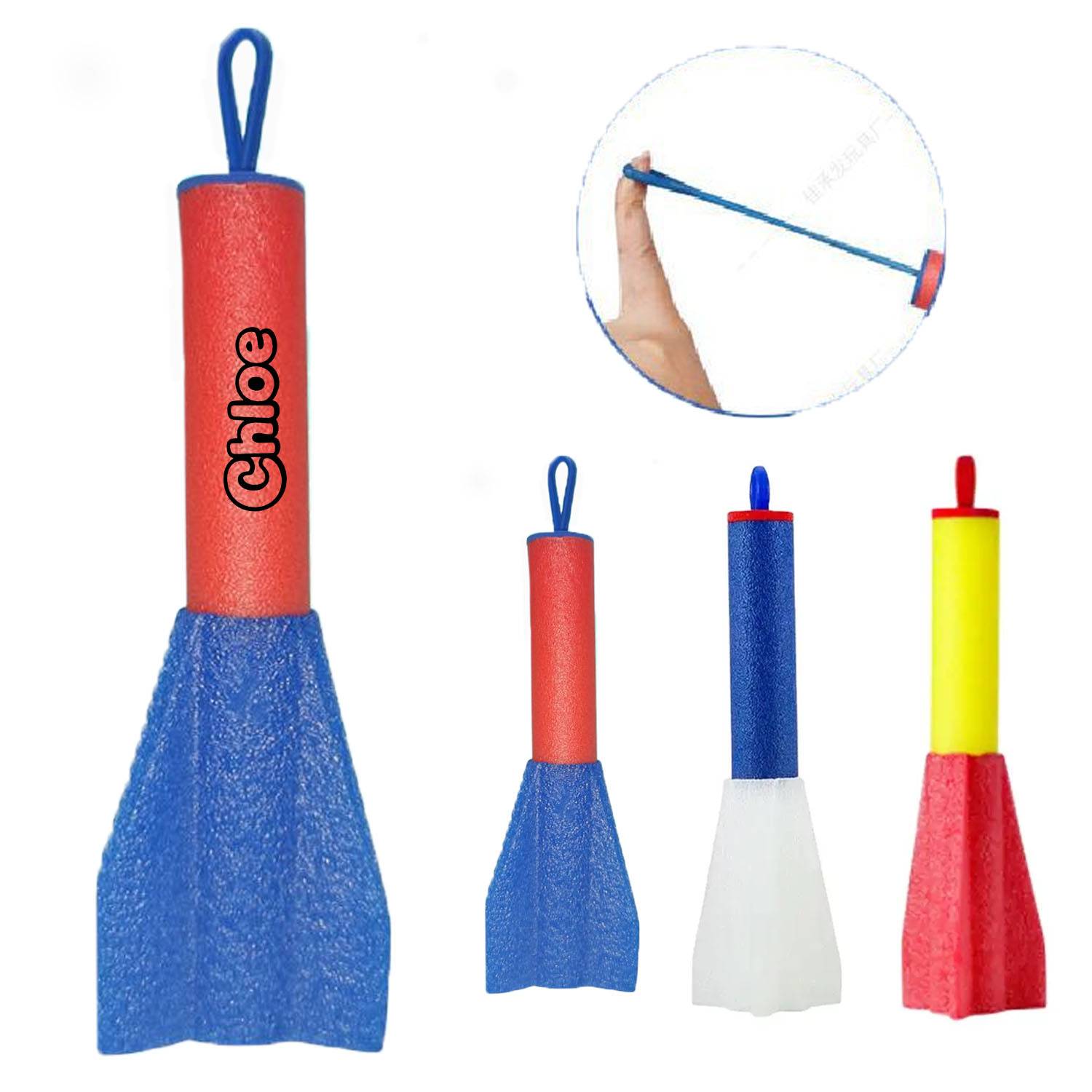 Light Up EVA Finger Rocket Slingshot Toy 1