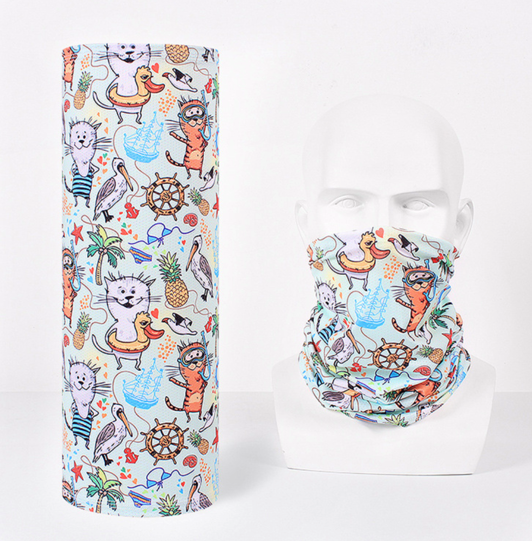 Full Color Neck Gaiter Face Bandana Mask 3