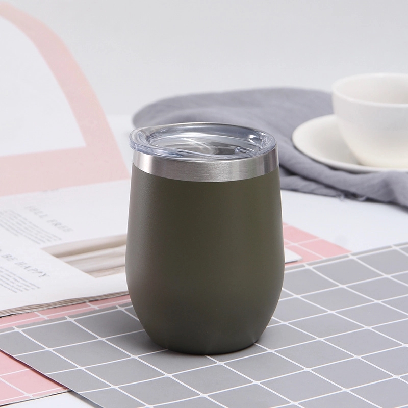 12 oz Stainless Steel Tumbler with Lid 11